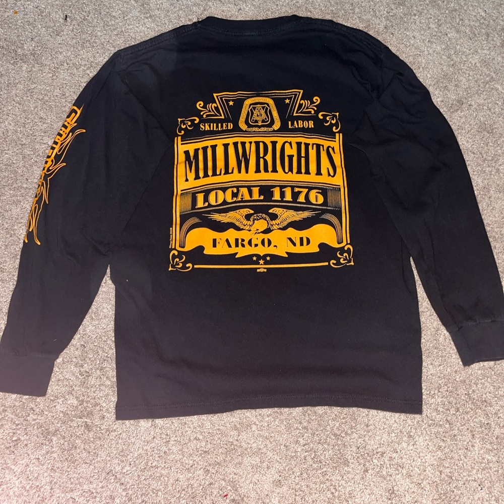 Millwrights Black Long Sleeve Shirt